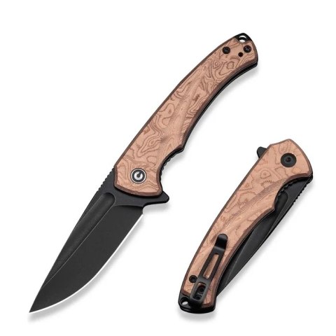 Nóż składany Civivi Voidflare G10 w/ Copper Foil, Black Stonewashed 14C28N (C24040-3) Civivi by WE Knife