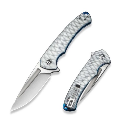 Nóż składany Civivi Voidflare Greyish White Resin, Satin 14C28N (C24040-2) Civivi by WE Knife