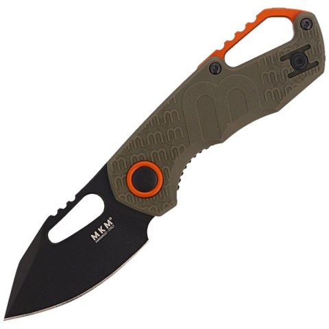 Nóż składany MKM Isonzo Clip Point Green FRN, Black Idroglider N690 by Jesper Voxnæs (MKFX03-3PGO) MKM - Maniago Knife Makers