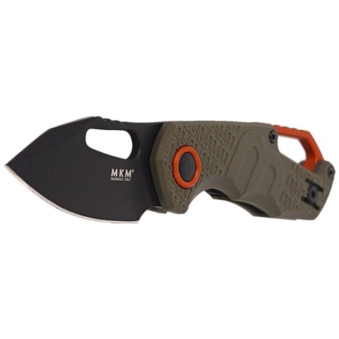 Nóż składany MKM Isonzo Clip Point Green FRN, Black Idroglider N690 by Jesper Voxnæs (MKFX03-3PGO) MKM - Maniago Knife Makers