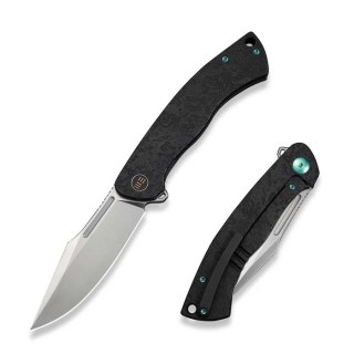 Nóż składany WeKnife Essential Knight Etched Black Titanium, Satin M390 by Jason Knight (WE24003-1) WE Knife