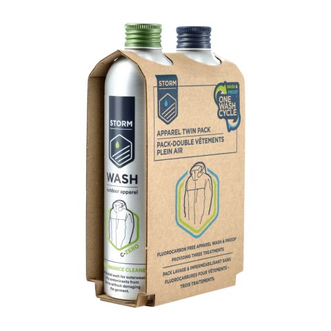 Zestaw środków do pielęgnacji odzieży Storm Apparel Wash & Proof Twin 225 ml STORM