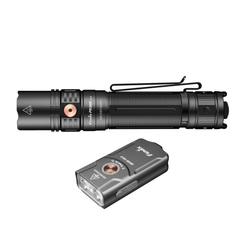 Zestaw latarek LED Fenix PD36R Pro i E03R V2.0 szara Fenix