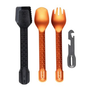 Zestaw sztućców turystycznych Gerber ComplEAT, pomarańczowy Gerber