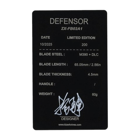 Nóż Kizer Defensor ZX-FB02A1 Kizer