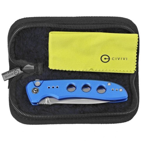 Nóż składany Civivi Hyperpulse Blue Aluminium, Satin 14C28N (C23087A-2) Civivi by WE Knife