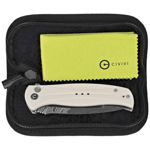 Nóż składany Civivi Incindie Ivory G10, Damascus (C23053-DS1) Civivi by WE Knife