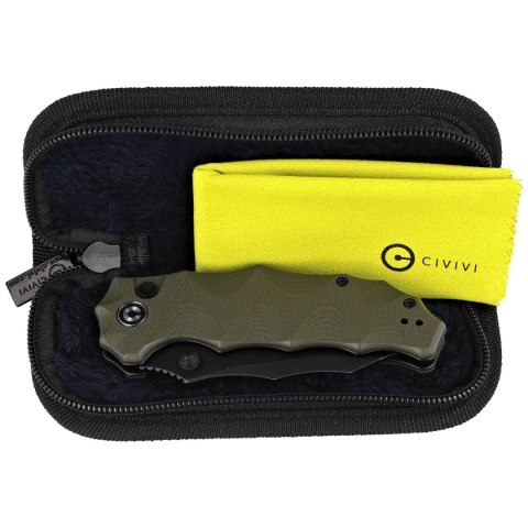 Nóż składany Civivi Natterjack OD Green G10, Black Stonewashed 14C28N (C24028-1) Civivi by WE Knife