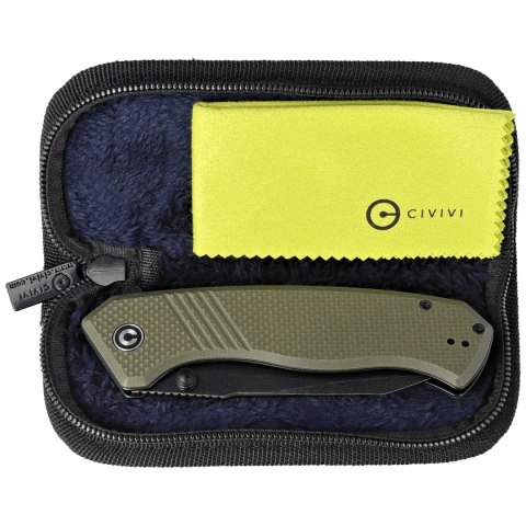 Nóż składany Civivi Placoid OD Green G10, Black Stonewashed 14C28N (C23079-3) Civivi by WE Knife
