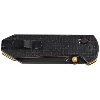 Nóż składany Civivi Yonder Black Burlap Micarta, Black Stonewashed 14C28N by Zac Whitmore (C23073B-2) Civivi by WE Knife