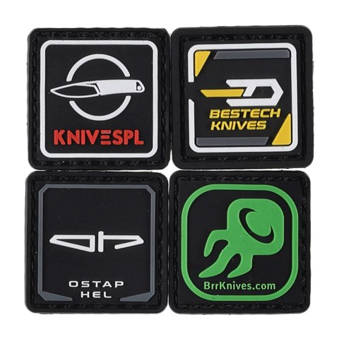 Nóż składany KNIVESPL The First Sandvik 14C28N, niebieskie G10, Stonewashed/Satin KNIVESPL