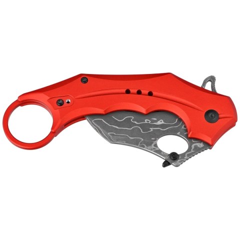 Nóż składany karambit Civivi Incisor II Red Aluminium, Stonewashed Damascus (C16016B-DS1) Civivi by WE Knife