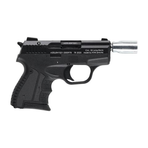 Pistolet hukowy alarmowo sygnałowy STALKER M906 BAS .22 Long Blank czarny Stalker