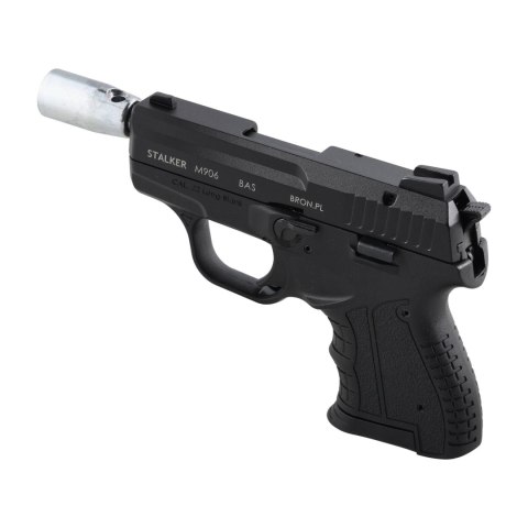 Pistolet hukowy alarmowo sygnałowy STALKER M906 BAS .22 Long Blank czarny Stalker