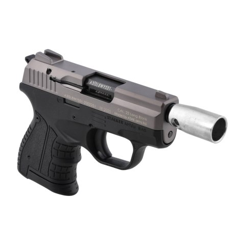 Pistolet hukowy alarmowo sygnałowy STALKER M906 BAS .22 Long Blank tytan Stalker