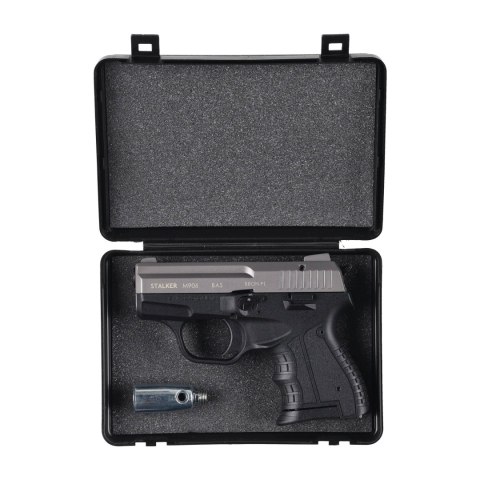 Pistolet hukowy alarmowo sygnałowy STALKER M906 BAS .22 Long Blank tytan Stalker