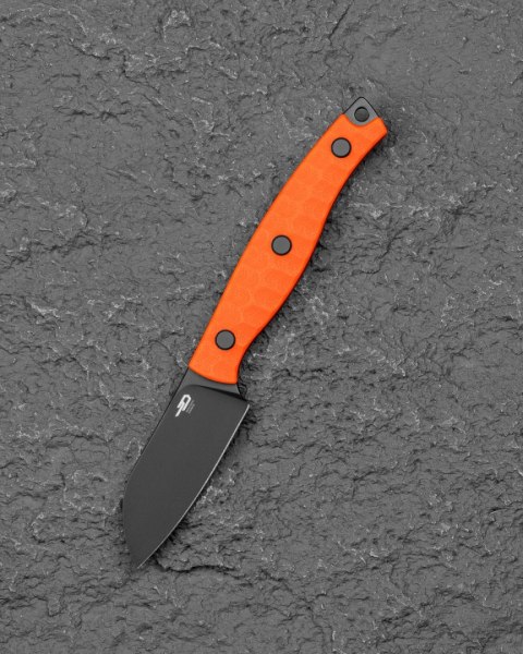 Nóż Bestech Heidiblacksmith#3 Sheepsfoot Orange G10, Black PVD 14C28N by Heidi (BFK07B) Bestech Knives