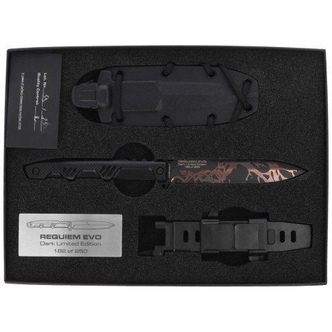 Nóż Extrema Ratio Requiem Evo Dark LE No 182/250 Black G10, Burnishing MagnaCut (04.1000.0475/MGC/BLK-BLK) Extrema Ratio