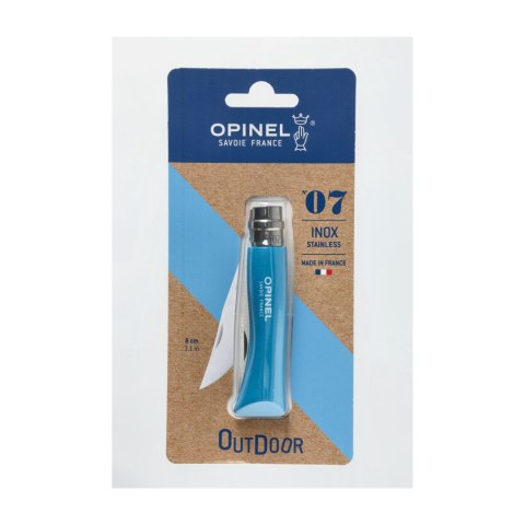 Nóż Opinel Colorama 07 inox grab jasnoniebieski w blistrze Opinel