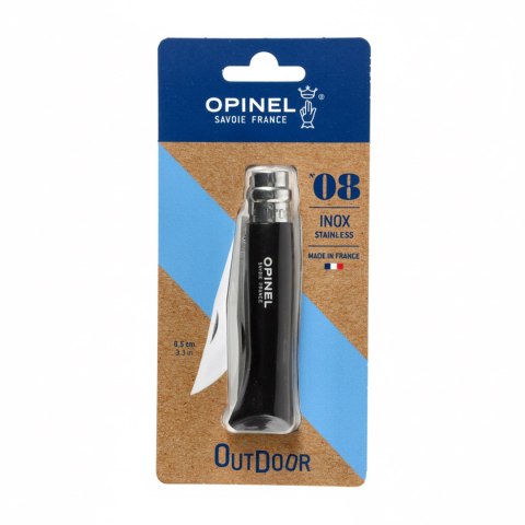 Nóż Opinel Colorama 08 inox grab brązowy w blistrze Opinel