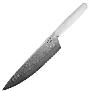 Nóż kuchenny Xin Cutlery XinCore 8.5'' Chef, White G10, Mirror Polished Damascus 67 warstw (XC127) Xin Cutlery