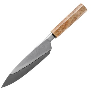 Nóż kuchenny Xin Cutlery XinCraft 8'' Chef, Stabilized Maple Burl, Acid-Etched 440C (XC137) Xin Cutlery