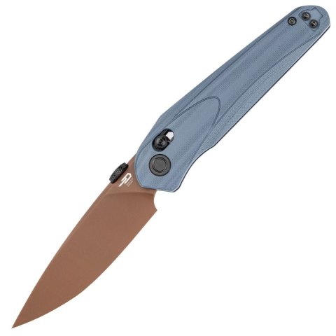 Nóż składany Bestech Mothus Dark Blue G10, Gold PVD 14C28N by Kombou (BG67F) Bestech Knives