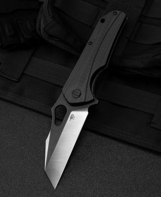 Nóż składany Bestech Operator Black G10, Satin / Black Stonewashed D2 (BG36A) Bestech Knives