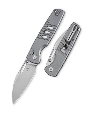 Nóż składany Bestechman Vector Grey Aluminium, Stonewashed D2 (BMK15B) Bestechman by Bestech Knives