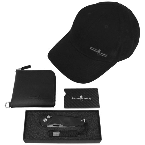 Zestaw Extrema Ratio Carry Box: nóż składany BFK EVO LE No 216/500, Czapka, Portfel, Carbon Card (04.1000.0174/B-KIT) Extrema Ratio