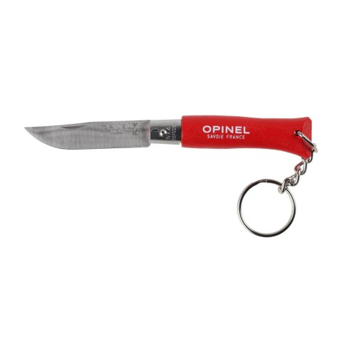 Nóż składany Opinel Colorama 04 brelok inox grab czerwony Opinel