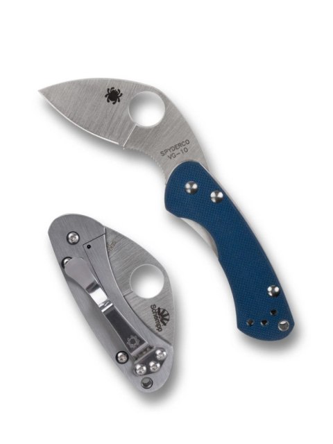 Nóż składany Spyderco Balance Sprint Run Cobalt Blue G10, Satin CPM SPY27 by Ed Schempp (C141GPCBL) Spyderco Inc.