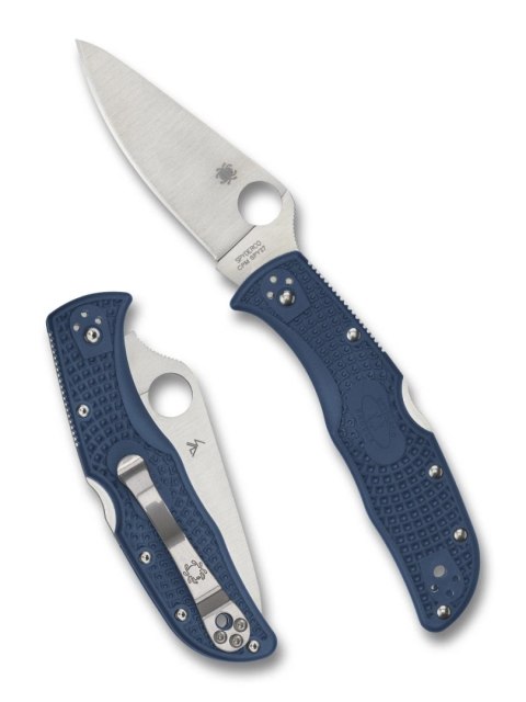 Nóż składany Spyderco Endela Lightweight Cobalt Blue FRN, Satin CPM SPY27 by Sal Glesser(C243PCBL) Spyderco Inc.