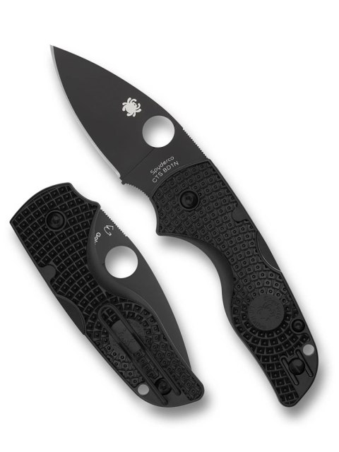 Nóż składany Spyderco Lil' Native Lightweight Black FRN, Black DLC CTS BD1N by Eric Glesser (C230PBBK) Spyderco Inc.
