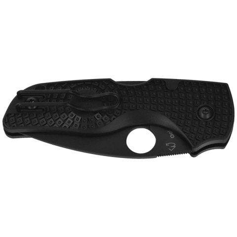 Nóż składany Spyderco Lil' Native Lightweight Black FRN, Black DLC CTS BD1N by Eric Glesser (C230PBBK) Spyderco Inc.