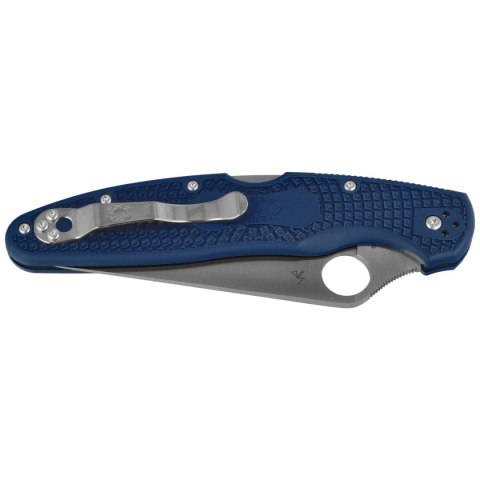 Nóż składany Spyderco Police 4 Lightweight Cobalt Blue FRN, Satin CPM-SPY27 by Sal Glesser (C07PCBL4) Spyderco Inc.