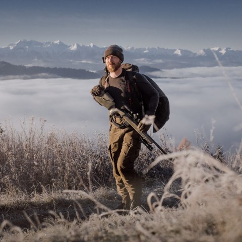 Spodnie myśliwskie Härkila Driven Hunt HWS leather Willow green, shadow brown Härkila