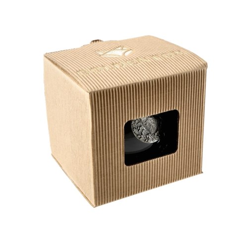 Szklanka do whisky Golden Fox Luna Deer Silver zdobione odlewanym elementem 1 szt. Golden Fox