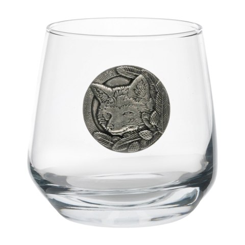 Szklanki do whisky Golden Fox Luna Fox Silver zdobione odlewanym elementem 2 szt. Golden Fox