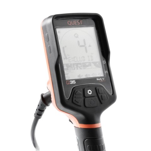 Wykrywacz metali Quest Q35 + Xpointer Land pomarańczowy Quest Metal Detectors