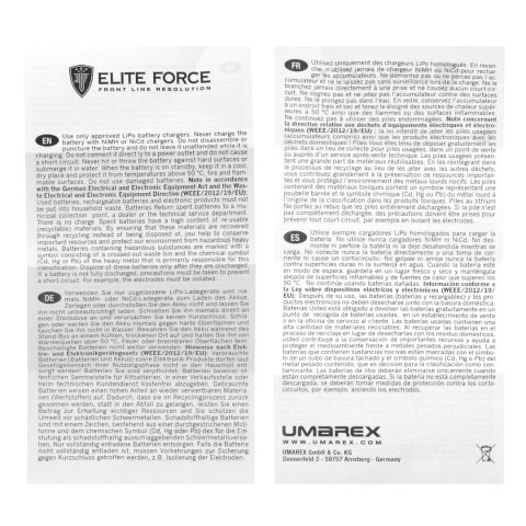 Akumulator do replik ASG Elite Force 11,1 V, 1200 mAh, 20 C Elite Force