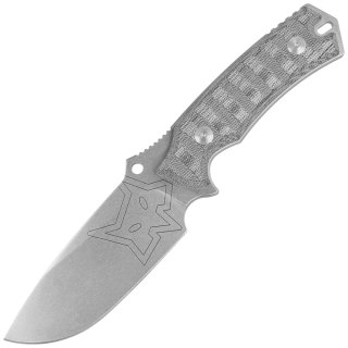 Nóż Fox Oxylos Black Micarta, Stonewashed N690 (FX-616-1 MB) FOX