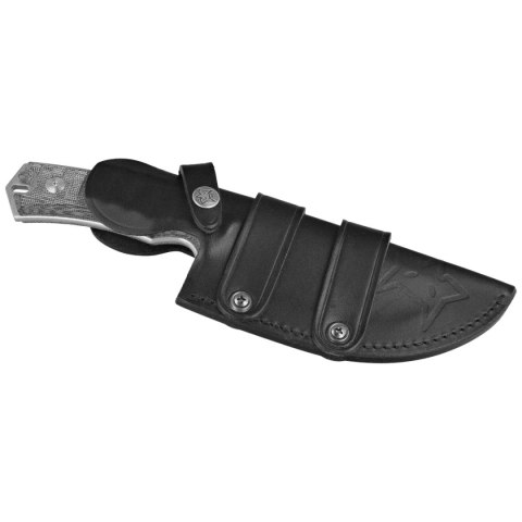 Nóż Fox Oxylos Black Micarta, Stonewashed N690 (FX-616-1 MB) FOX