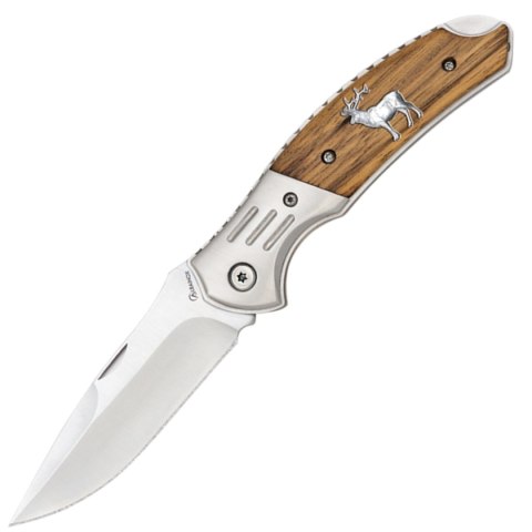 Nóż składany Albainox Deer Zebra Wood, Satin 3Cr13Mov (25159) Martinez Albainox