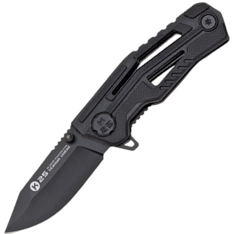 Nóż składany K25 RK-25006 Black G10, Black Titanium 7Cr17Mov K25 by Martinez Albainox