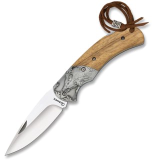 Nóż składany Martinez Albainox Wild Boar Steel/Wood, Satin 3Cr13Mov (18976) Martinez Albainox