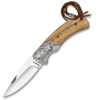 Nóż składany Martinez Albainox Wild Deer Steel/Wood, Satin 3Cr13Mov (18977) Martinez Albainox
