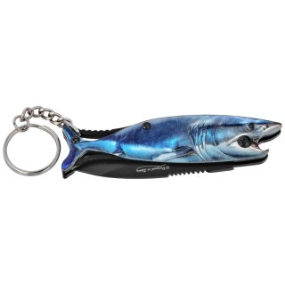 Nóż wędkarski brelok Martinez Albainox Fishing 2 Blue Aluminium, Black 3Cr13Mov (25144 BL) Martinez Albainox