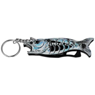 Nóż wędkarski brelok Martinez Albainox Fishing 3 Blue Aluminium, Black 3Cr13Mov (25145 BL) Martinez Albainox