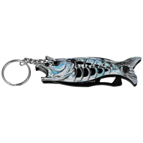 Nóż wędkarski brelok Martinez Albainox Fishing 3 Blue Aluminium, Black 3Cr13Mov (25145 BL) Martinez Albainox